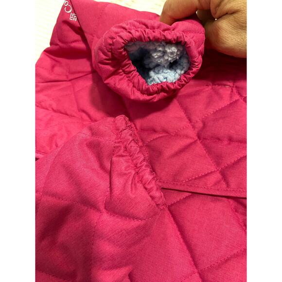 Children’s Columbia Pink Snowsuit. Size 6-12 Months - Picture 5 of 11